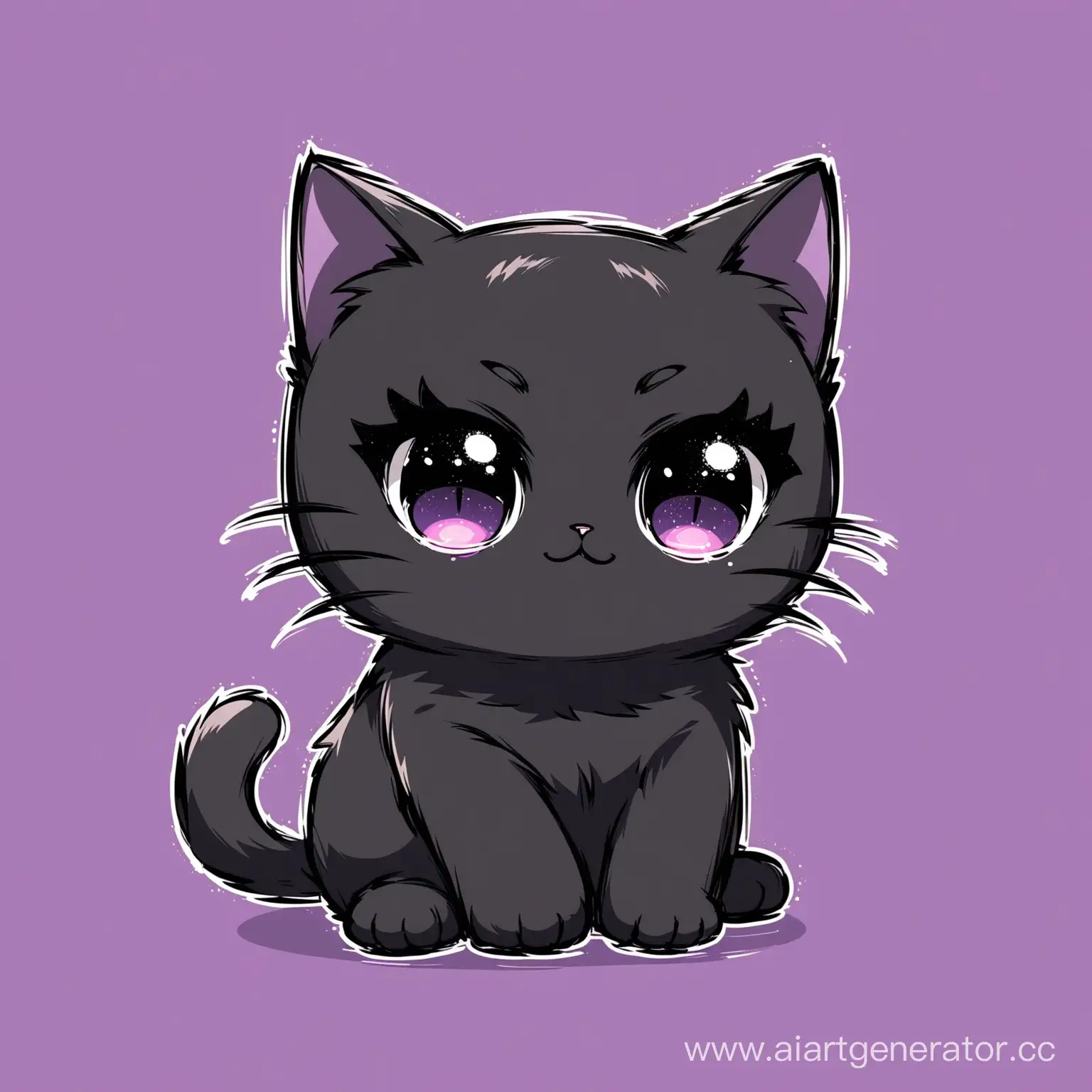 Мега Крутой черный котенок