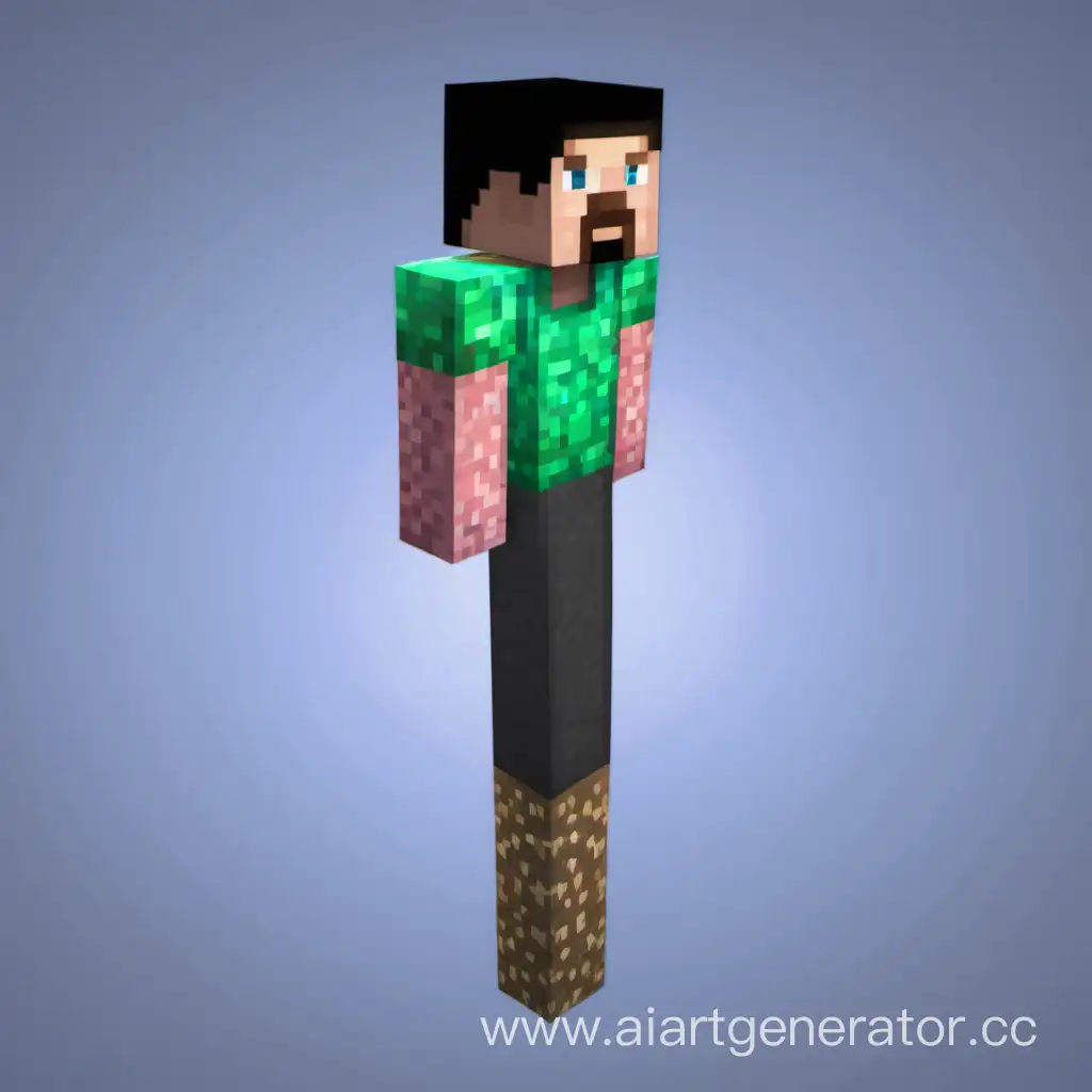 Minecraft-Player-with-Column-Head
