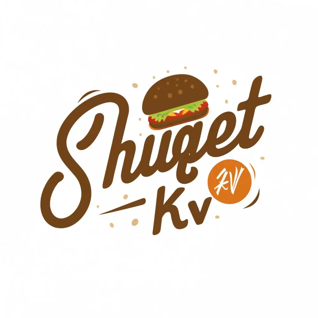 logo, food, with the text "Shuqet K-V", typography