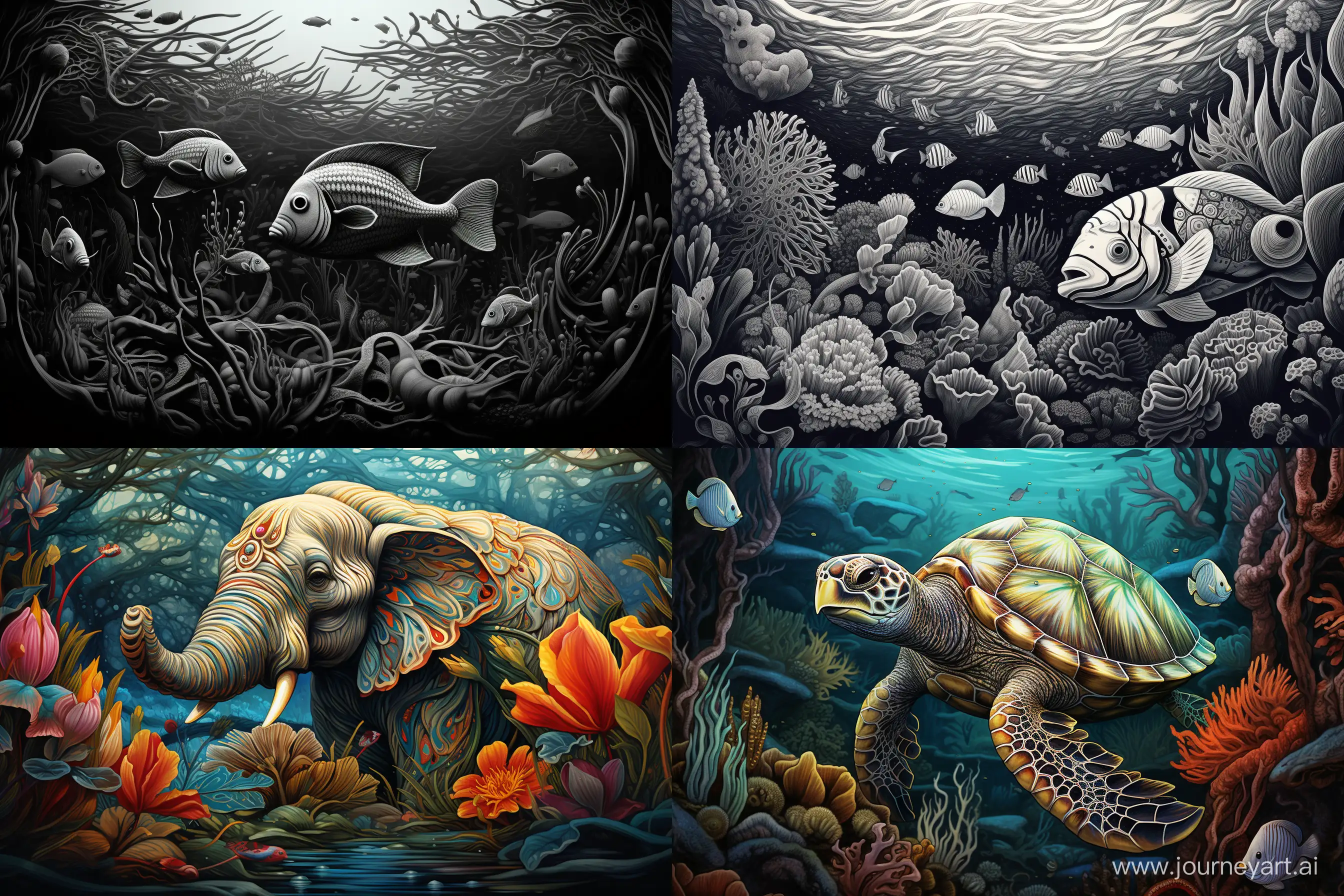 Vibrant-Underwater-World-Wildlife-Exploration