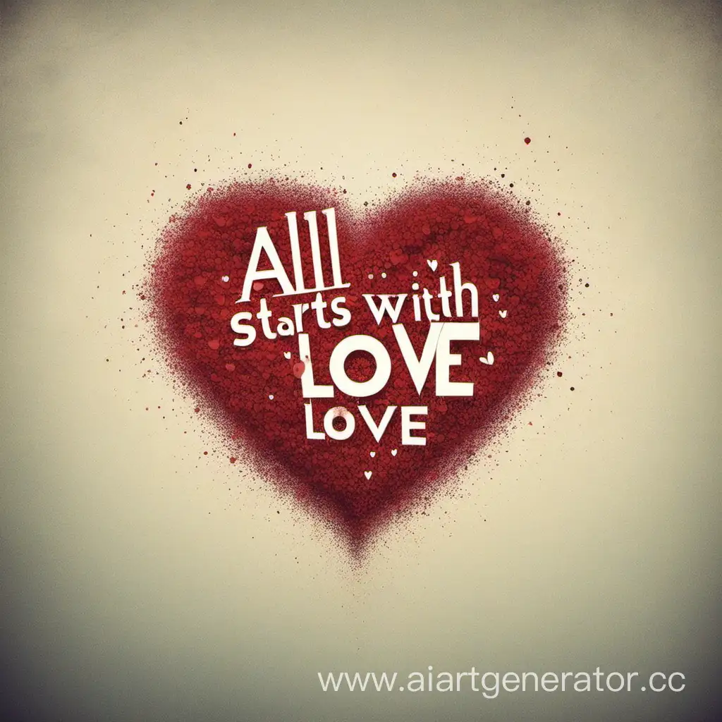it all starts with some love