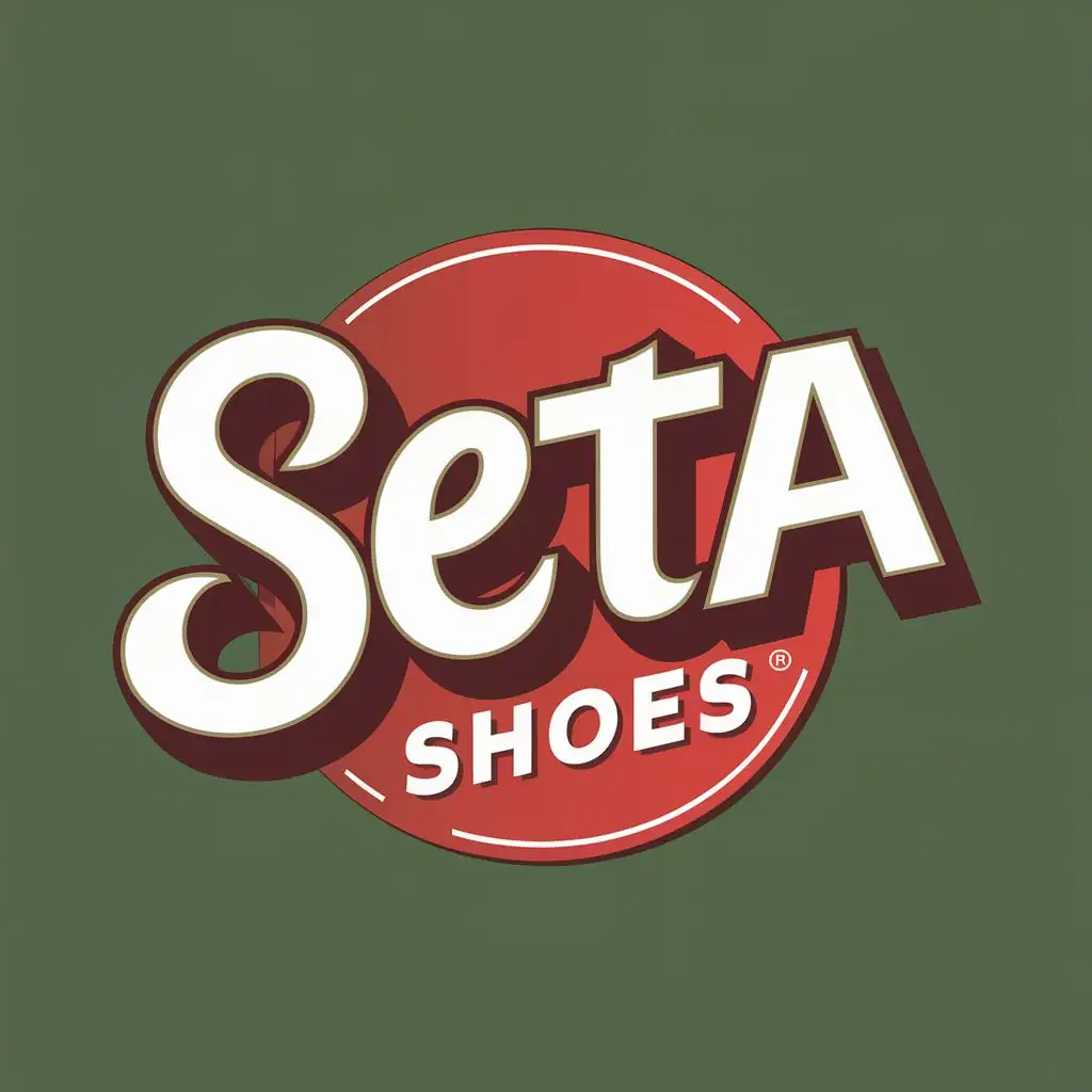 logo, shoes, quallity logo, typography, sneaker, no background, png, remove background, brand fonts, 3D, 2D, with the text "Seta Shoes", typography