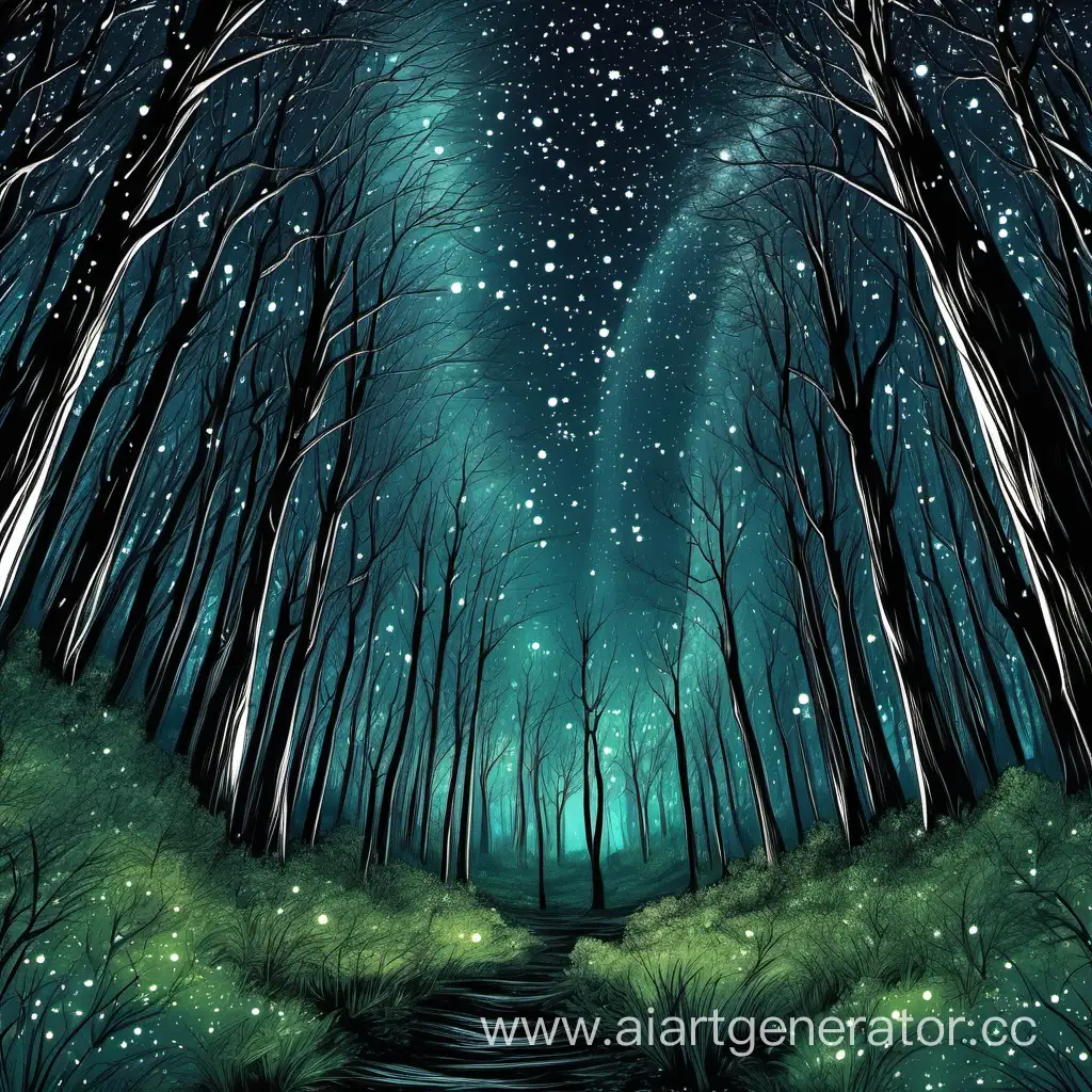 Enchanting-Starlit-Forest-Scene