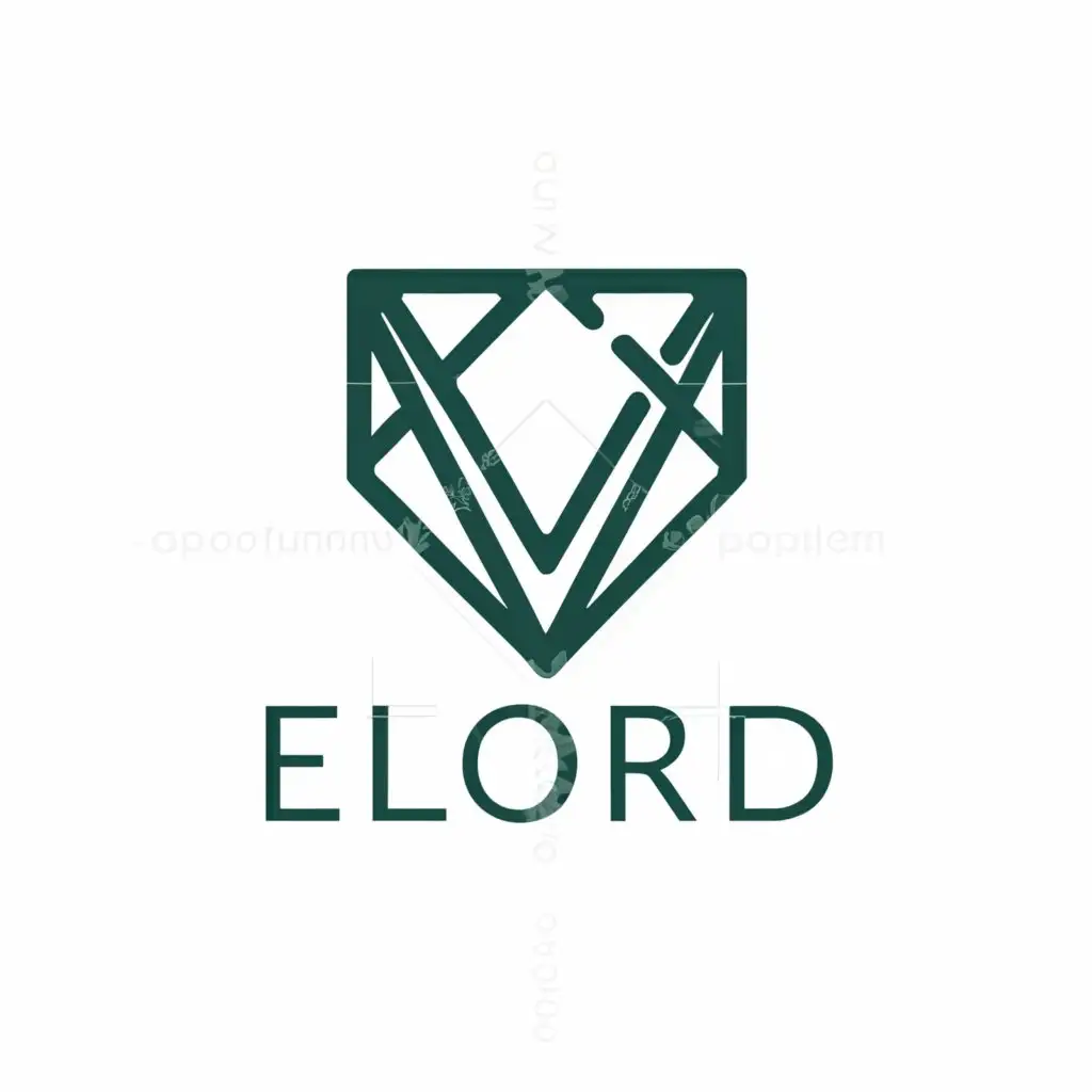 a logo design, with the text 'elordi', main symbol: a diamond shape, Moderate, to be used in Internet industry, clear background