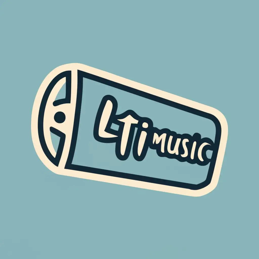 logo, loudspeaker, with the text "LTI-music", typography, be used in Events industry