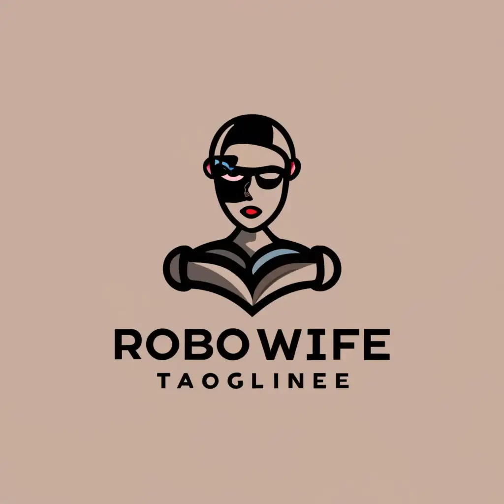 logo, Woman robot, with the text "Robo Wife", typography, be used in Technology industry