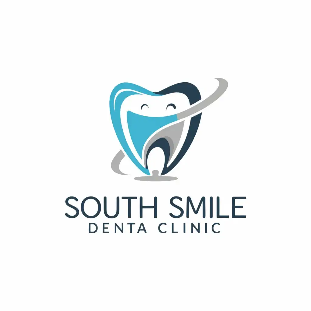 a logo design,with the text "South Smile Dental Clinic", main symbol:Dental Clinic tooth,Moderate,clear background