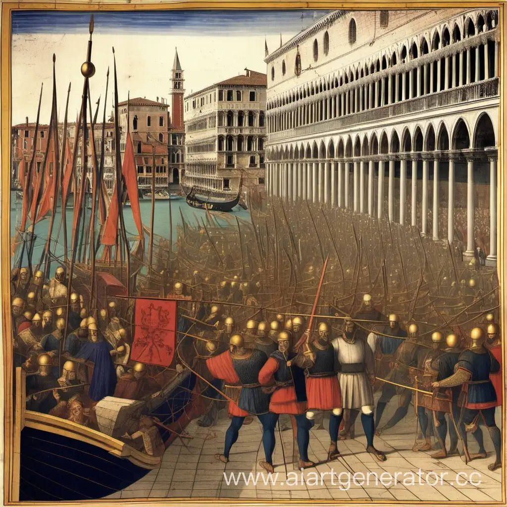 In  1298 there was war between Venice and Geneoa and Marco Polo ended up in prison