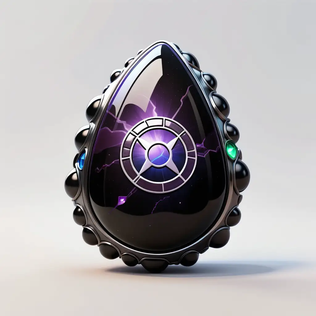 marvel black infinity stone as a emoji with a clear background
