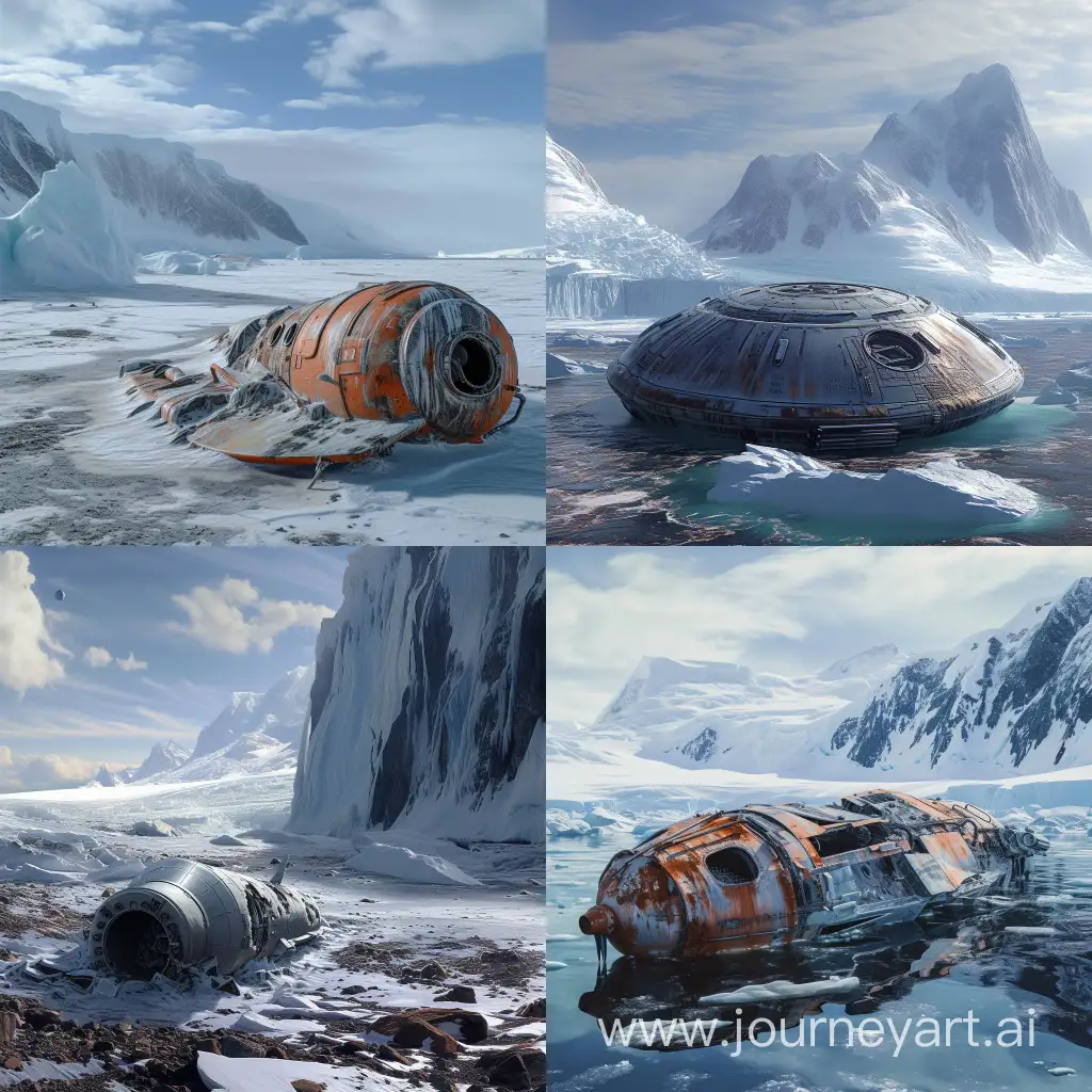 во льдах антарктики нашли космический корабль который потерпел крушение 10000 лет назад