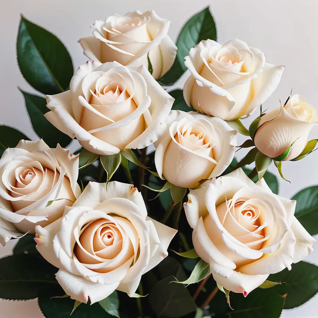 Hapy Mother's Day white roses