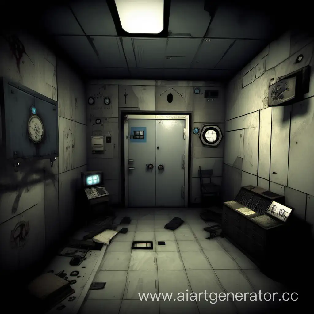 The room of fear in the game portal 2