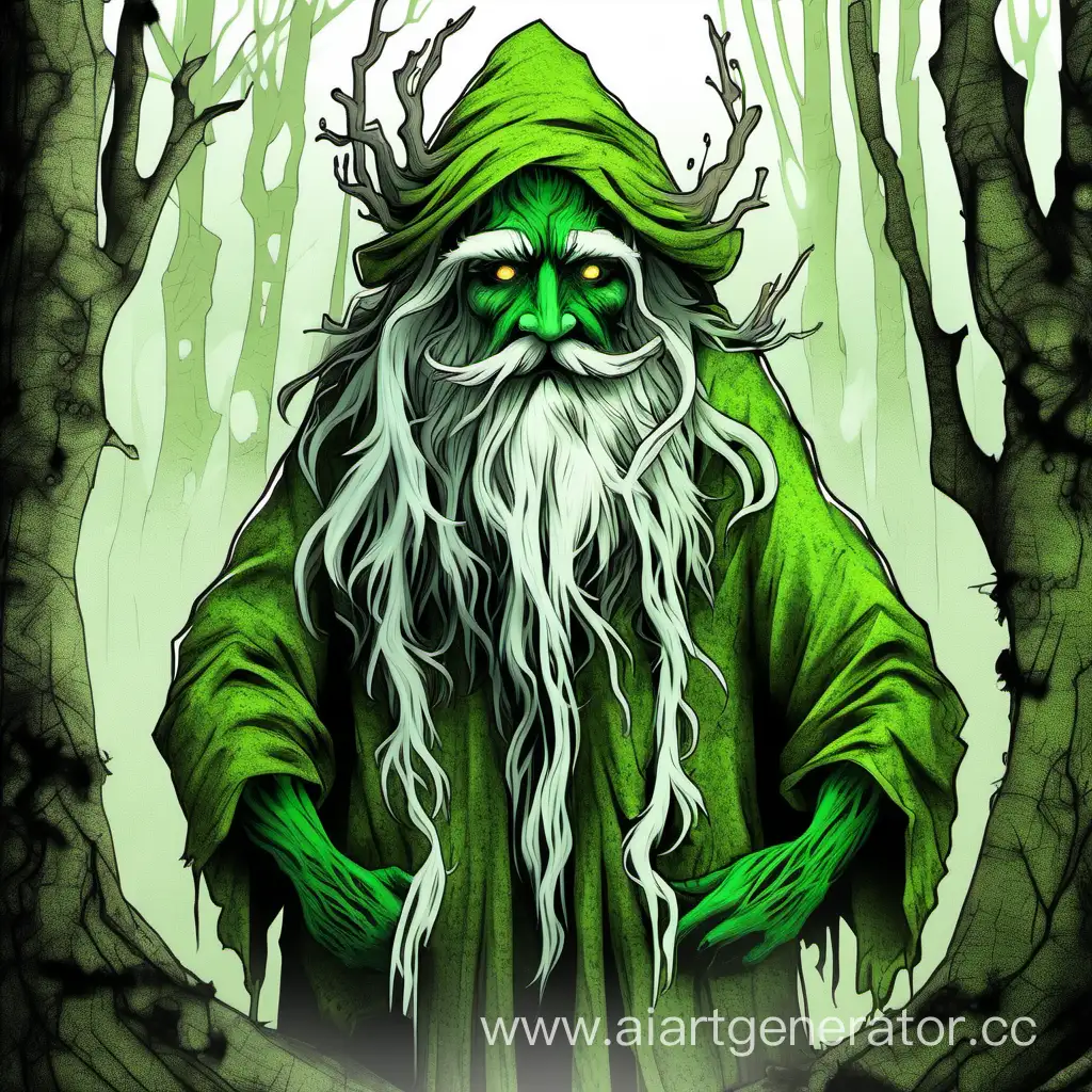 Enigmatic-Forest-Spirit-with-Long-White-Beard-and-Green-Skin