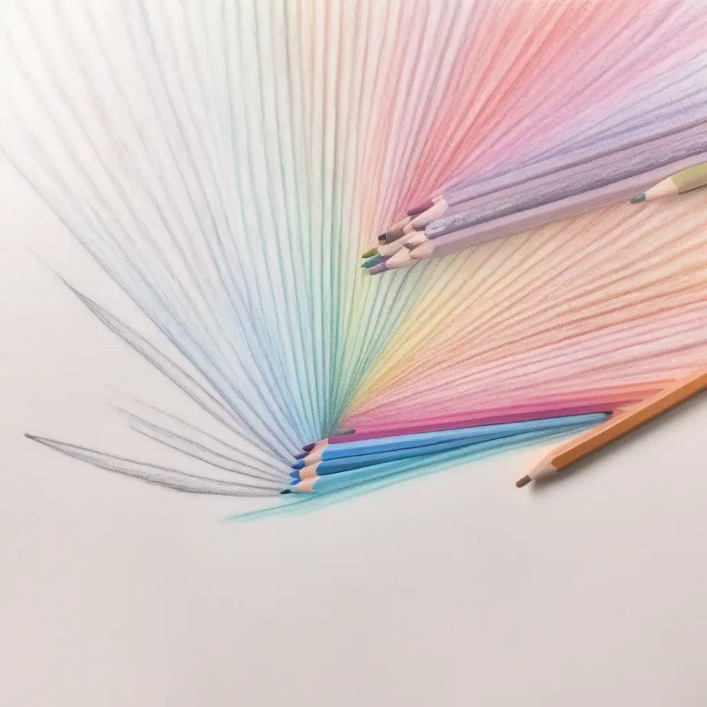 чистый фон нарисованный цветными карандашами
