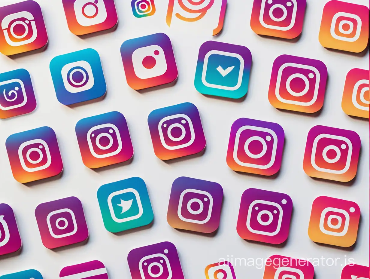 instagram icons background pic 
perfect wallpaper
less concentration of icons