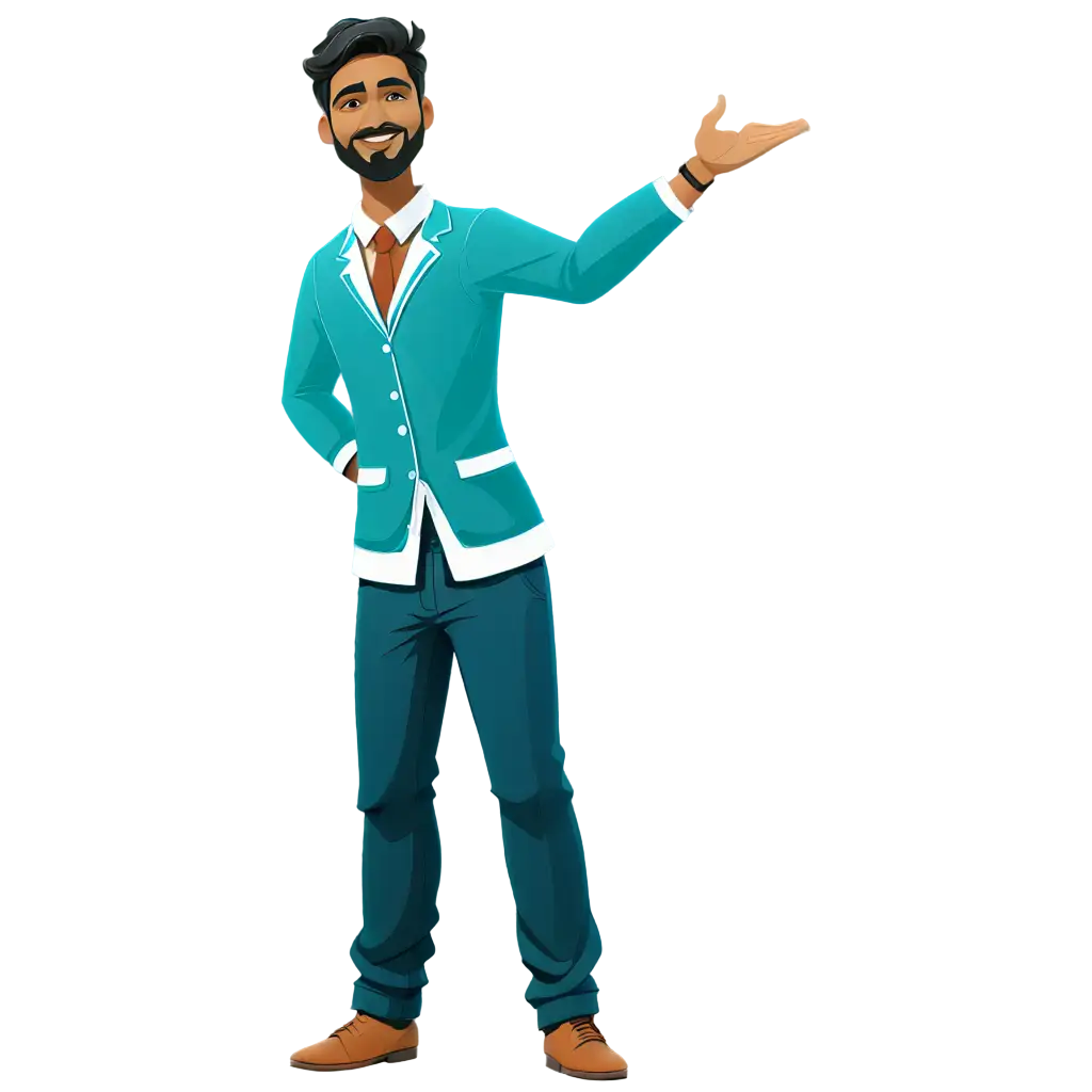 HighQuality-PNG-Image-Indian-School-Teacher-in-TPose-Vector-Art