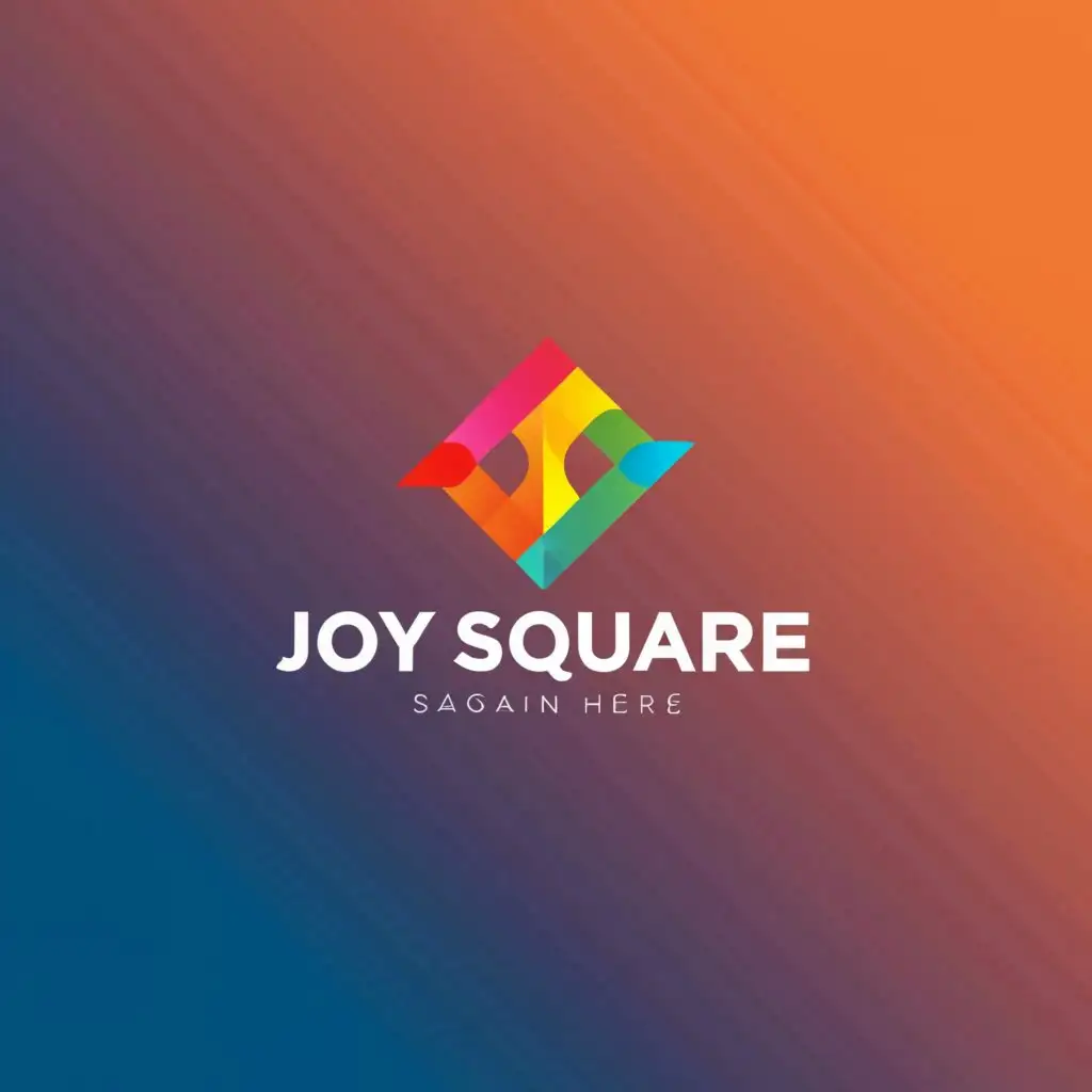 LOGO-Design-for-Joy-Square-Multicolor-Arrow-Symbol-on-a-Clear-and-Significant-Agency-Theme