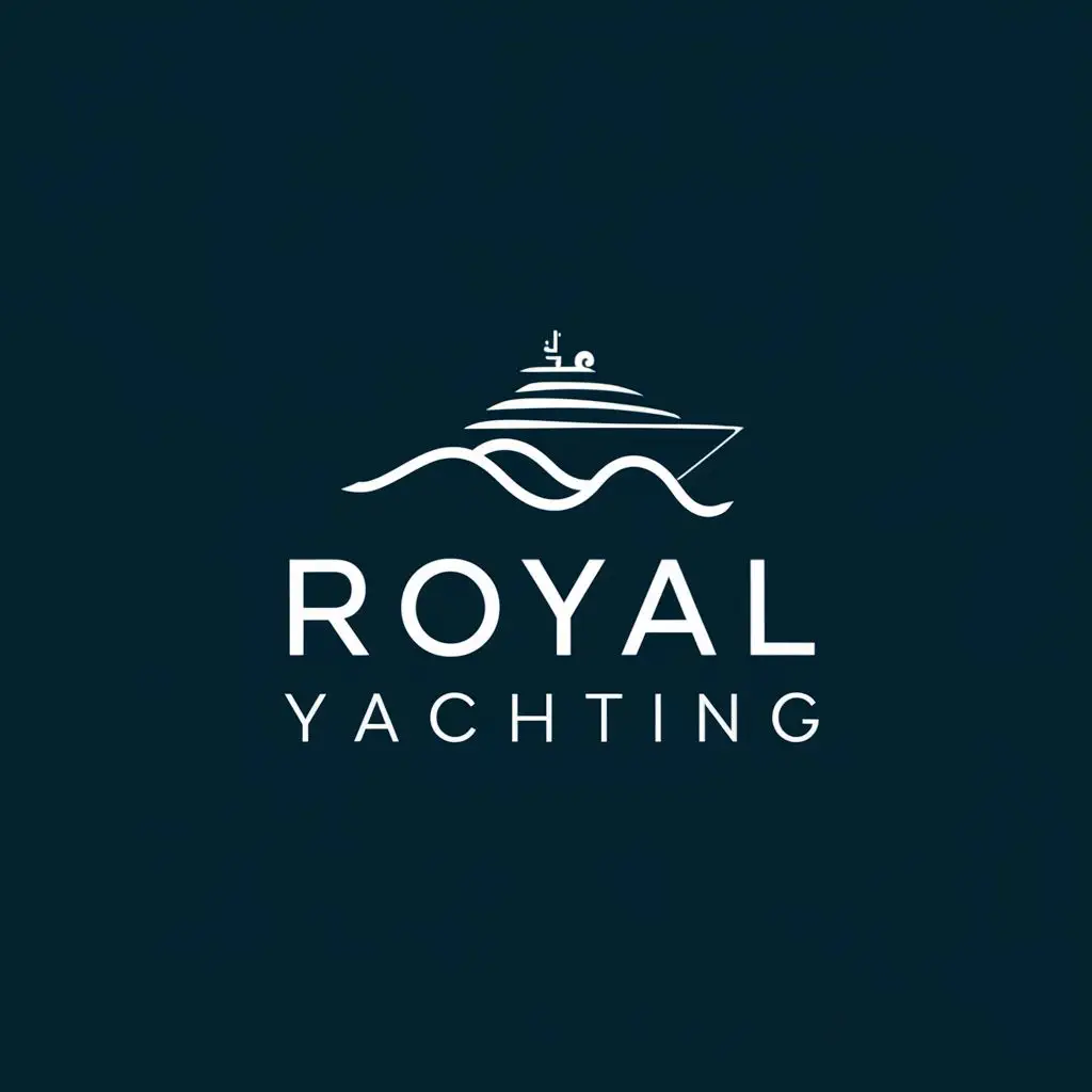 LOGO-Design-For-Royal-Yachting-Elegant-Yacht-Silhouette-with-Professional-Typography-for-the-Construction-Industry