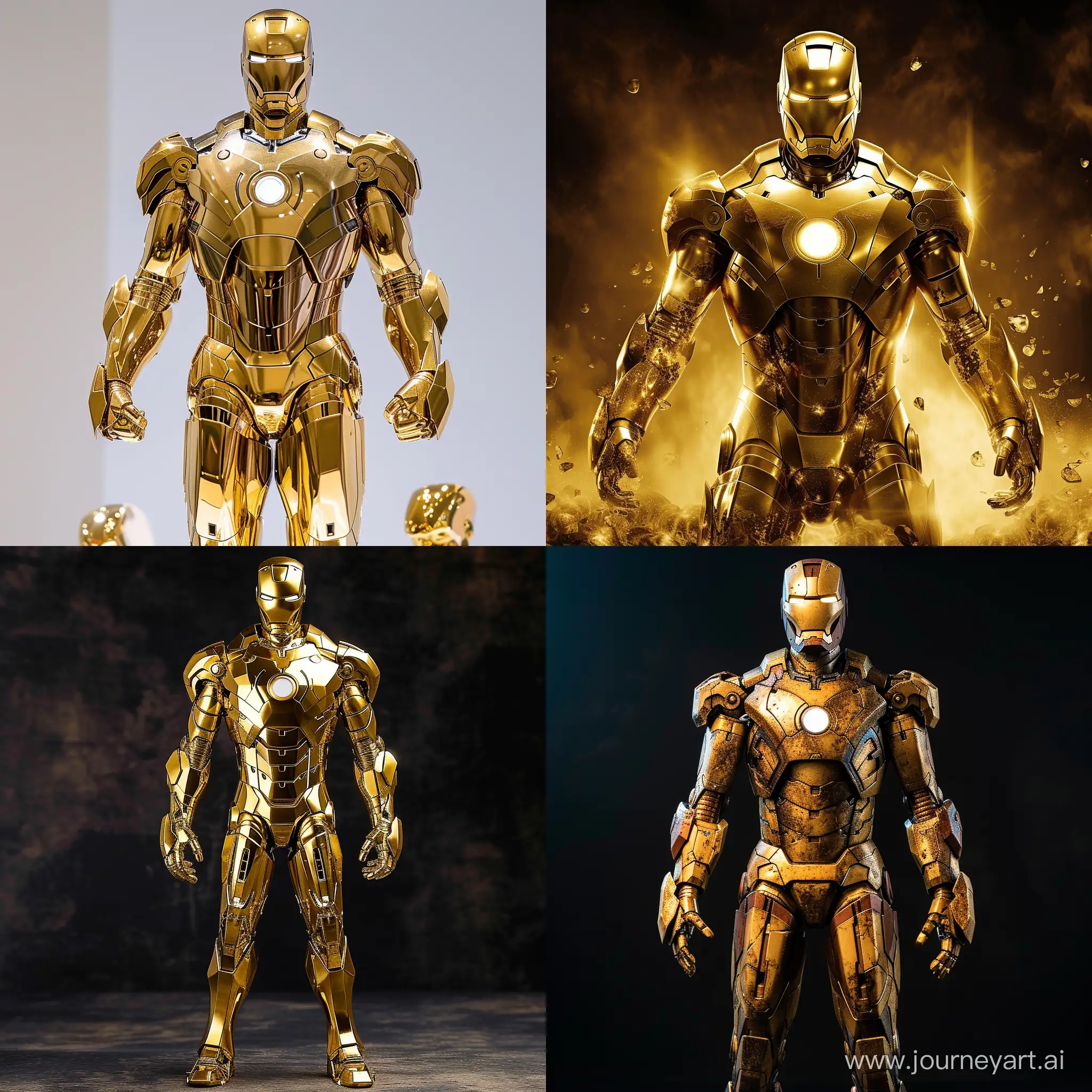 Shiny-Gold-Iron-Man-Version-6-Statue-Limited-Edition-Collectible