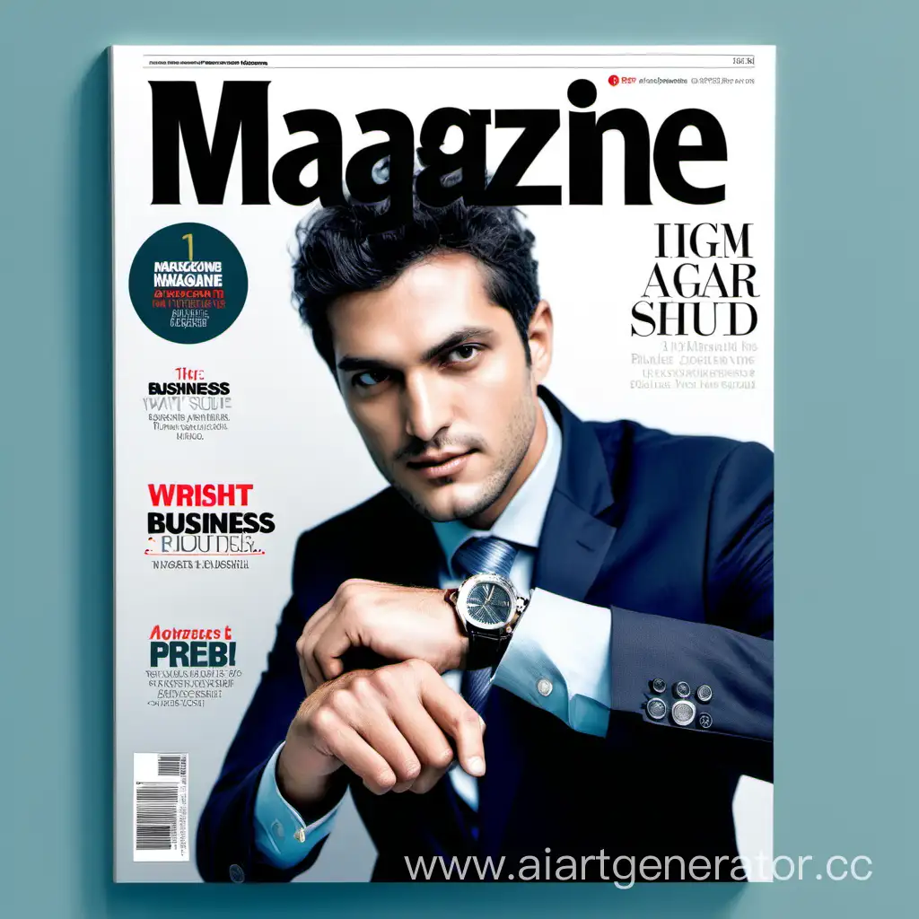 Stylish-Business-Time-Magazine-Cover-with-Wristwatches-and-a-Man-in-a-Business-Suit