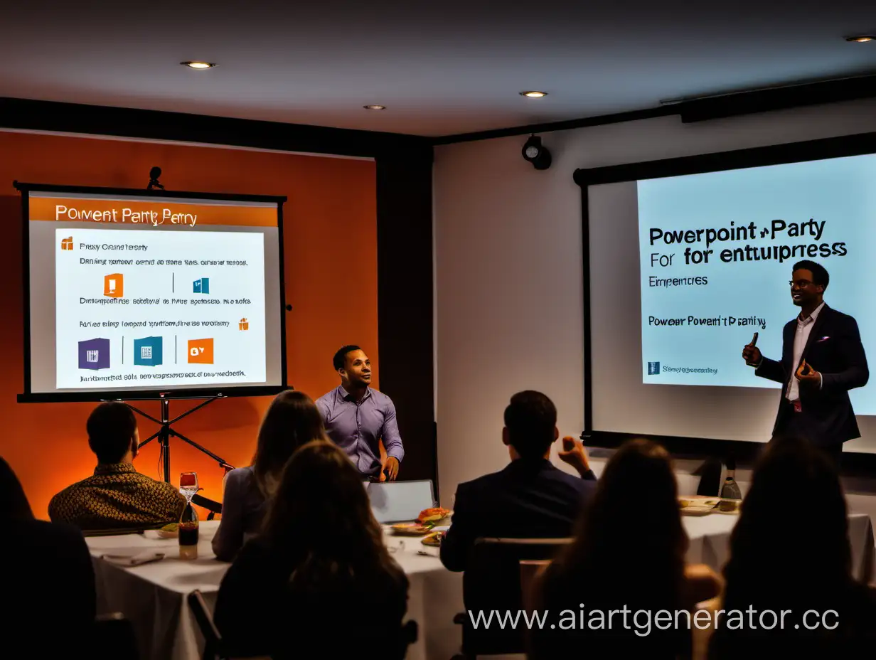 Entrepreneurial-Powerpoint-Party-Networking-Event