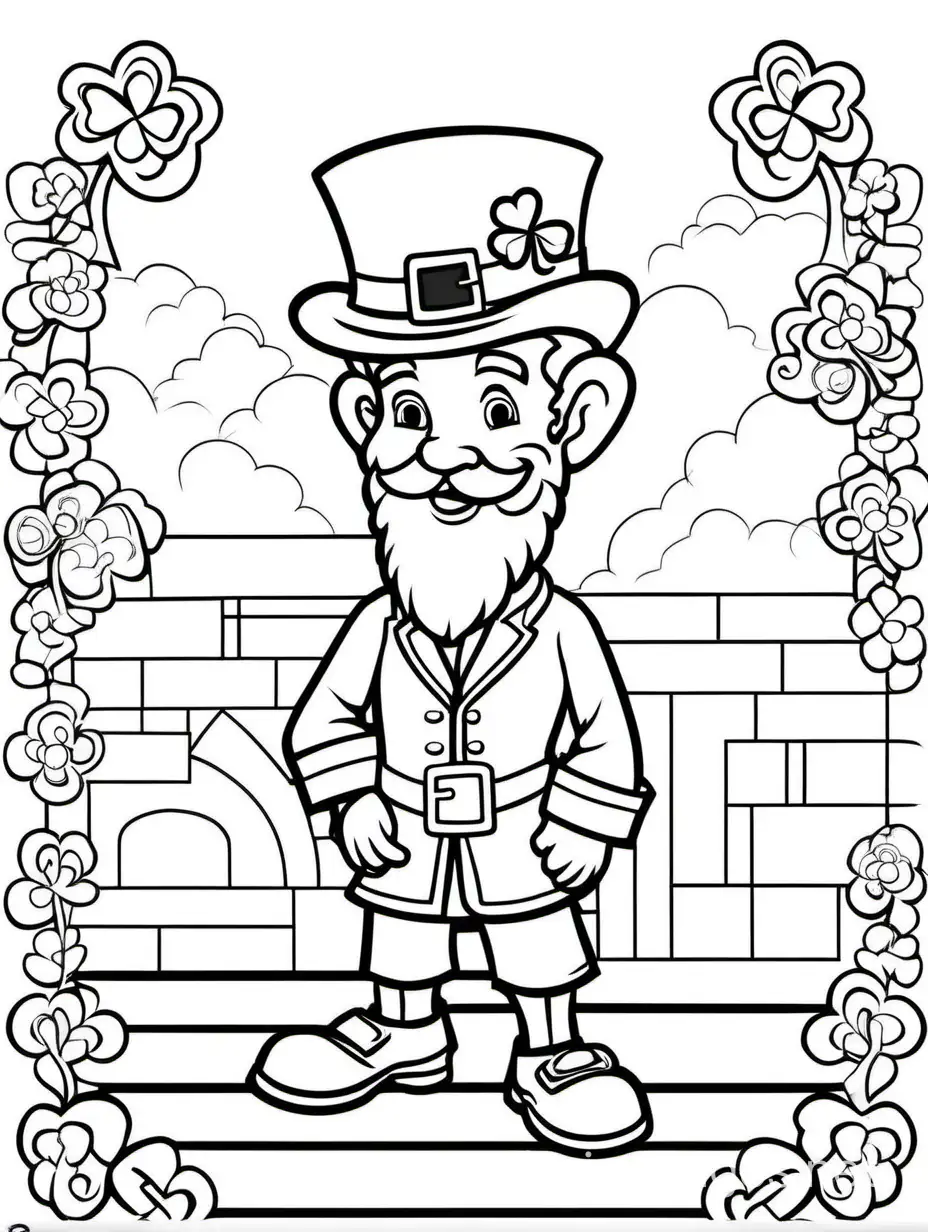 Simple-St-Patricks-Day-Coloring-Page-for-Kids