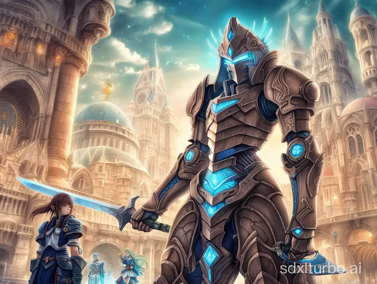 TechnoChivalry Fantasy Anime Art Initia | SDXL Free Online