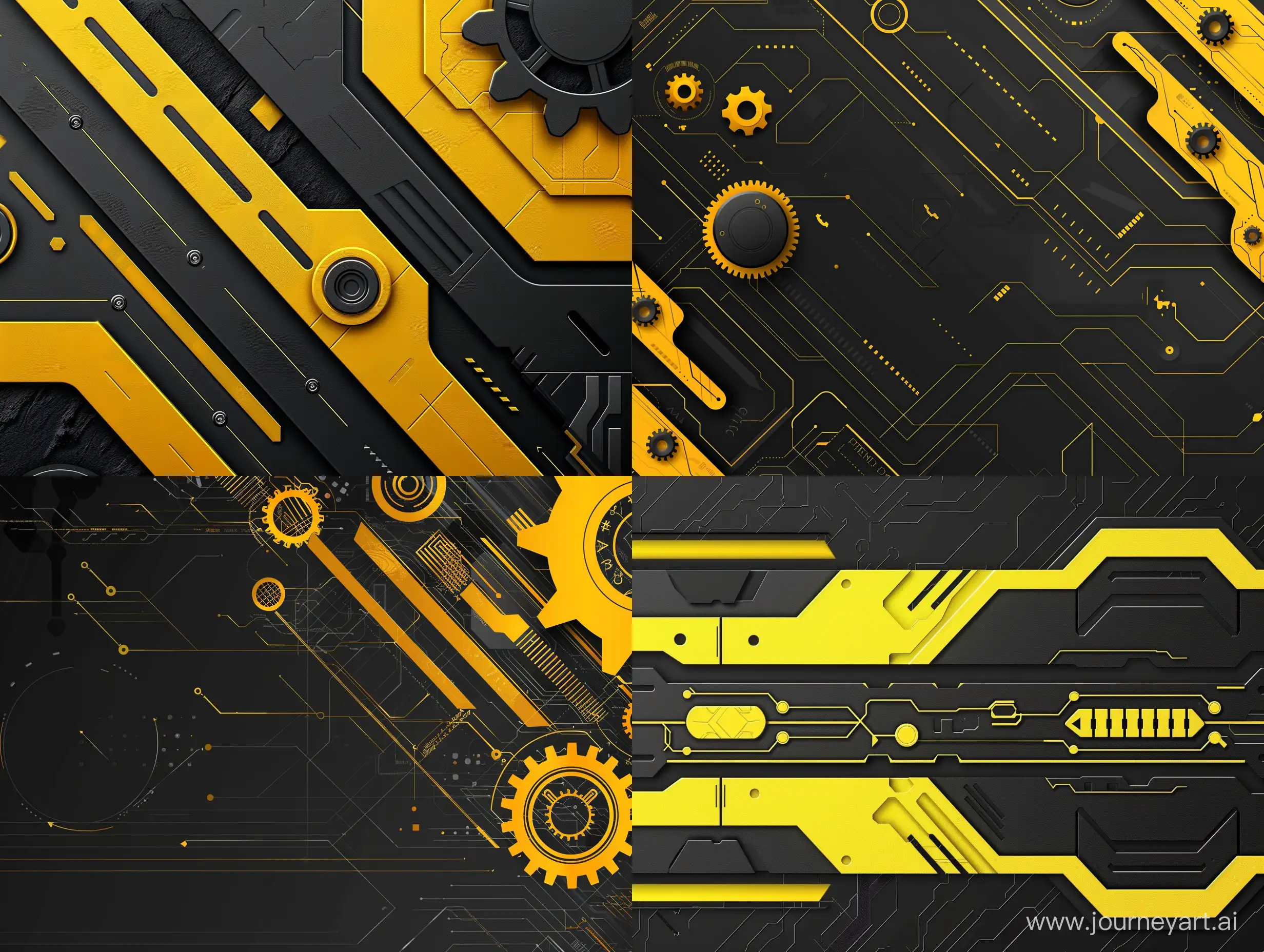 A horizontal background for engineering day and black and yellow theme , vector, graphically 