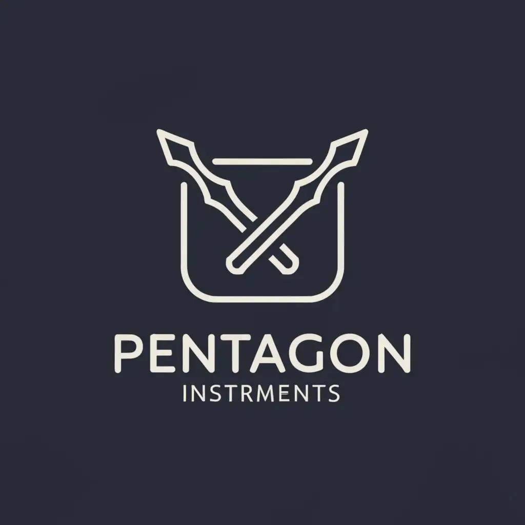 LOGO-Design-For-Pentagon-Instruments-Modern-Orthodontic-Symbolism-on-Clear-Background