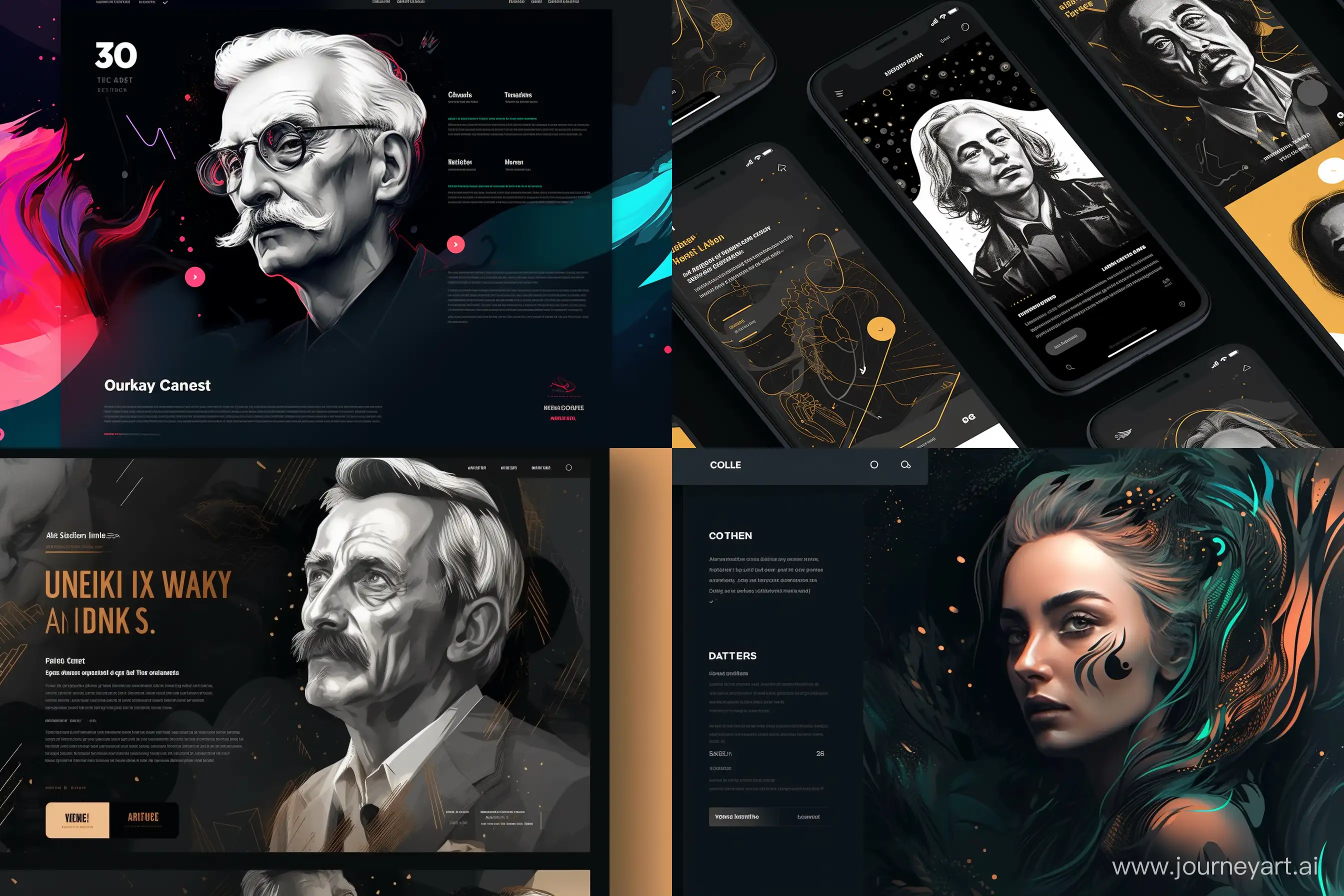 Interactive-UX-Tribute-Website-Design-for-a-Famous-Person