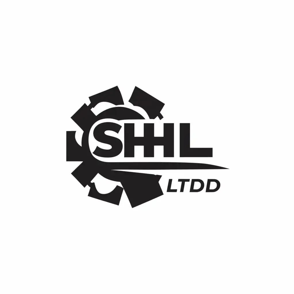 a logo design,with the text "SHL LTD", main symbol:Logistics ,Moderate,clear background