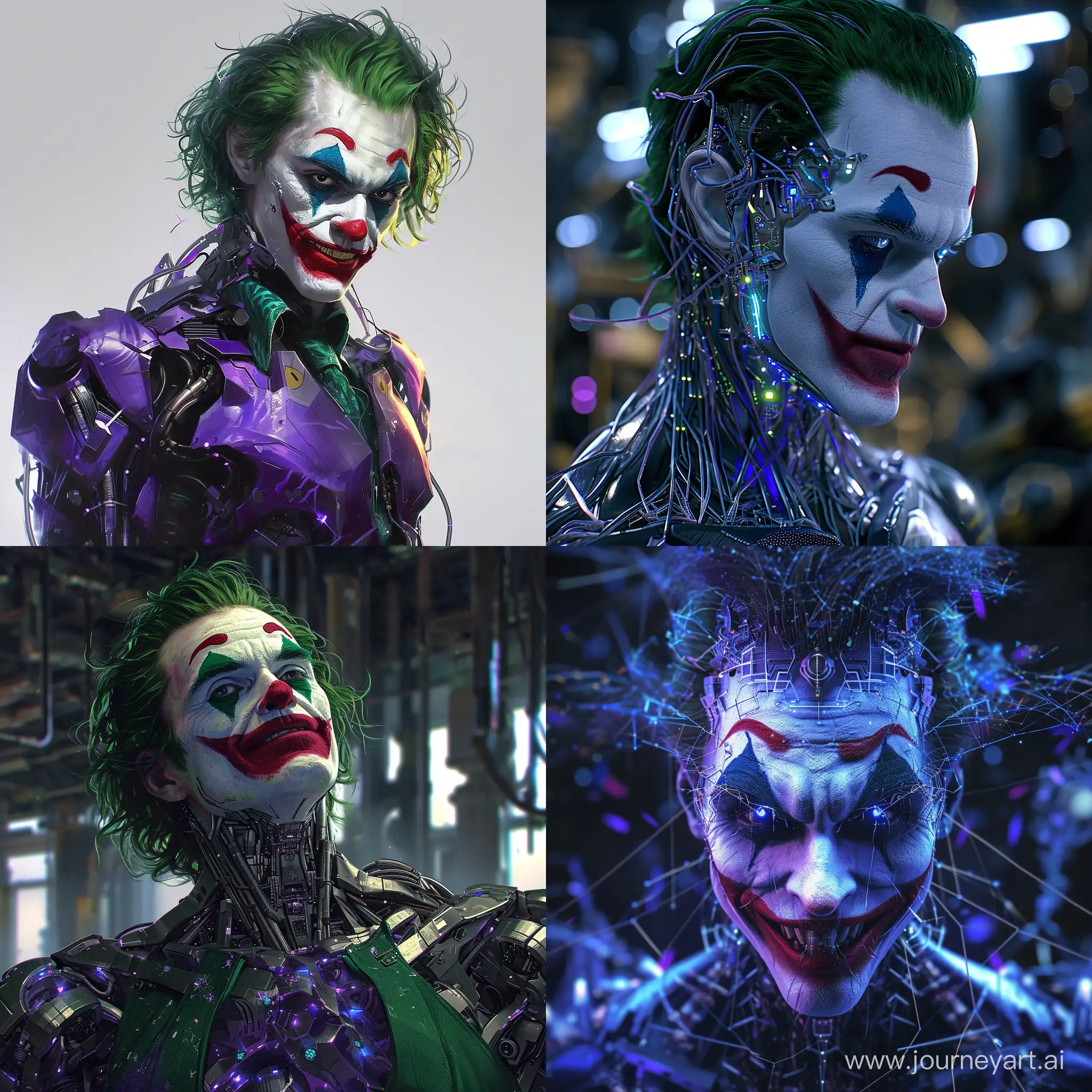 Futuristic DC Joker, nanotechnology --v 6