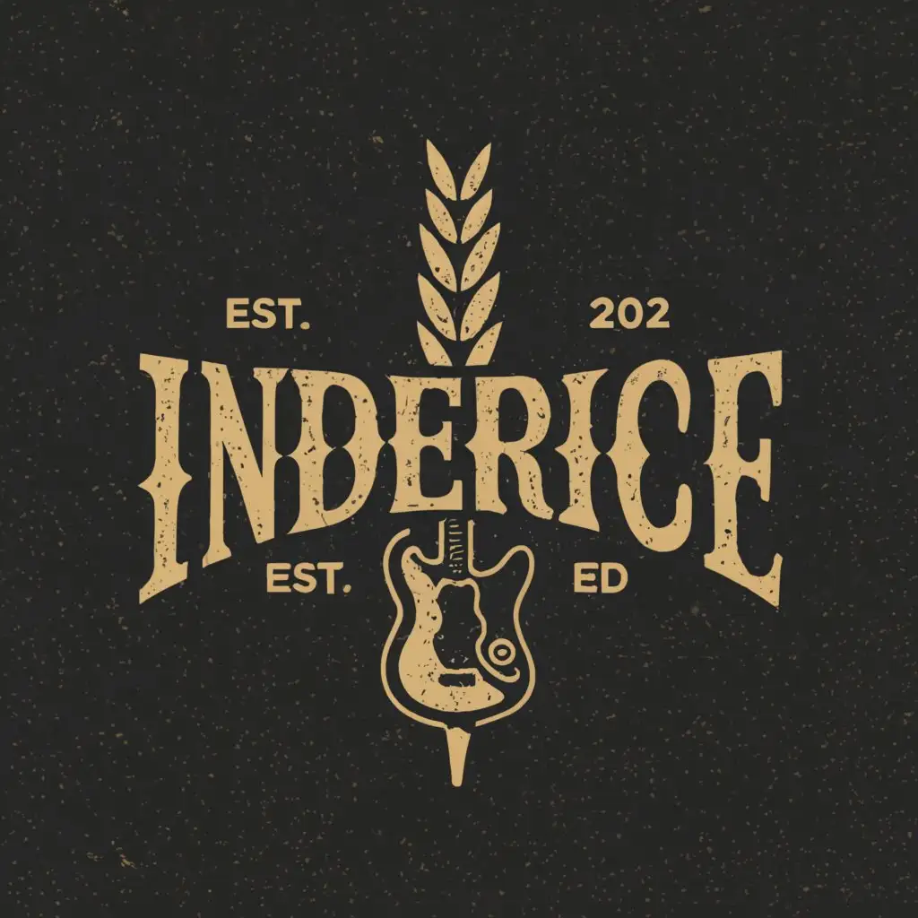 LOGO-Design-for-UNDERICE-Minimalistic-Rock-Roll-Symbol-with-Ear-of-Rice
