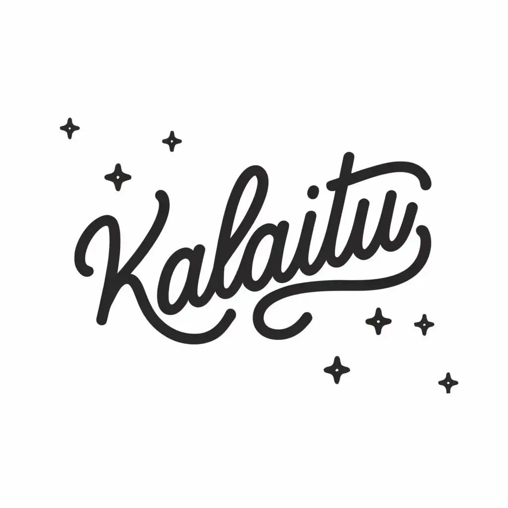 logo, kalaitu, with the text "kalaitu", typography, be used in Entertainment industry