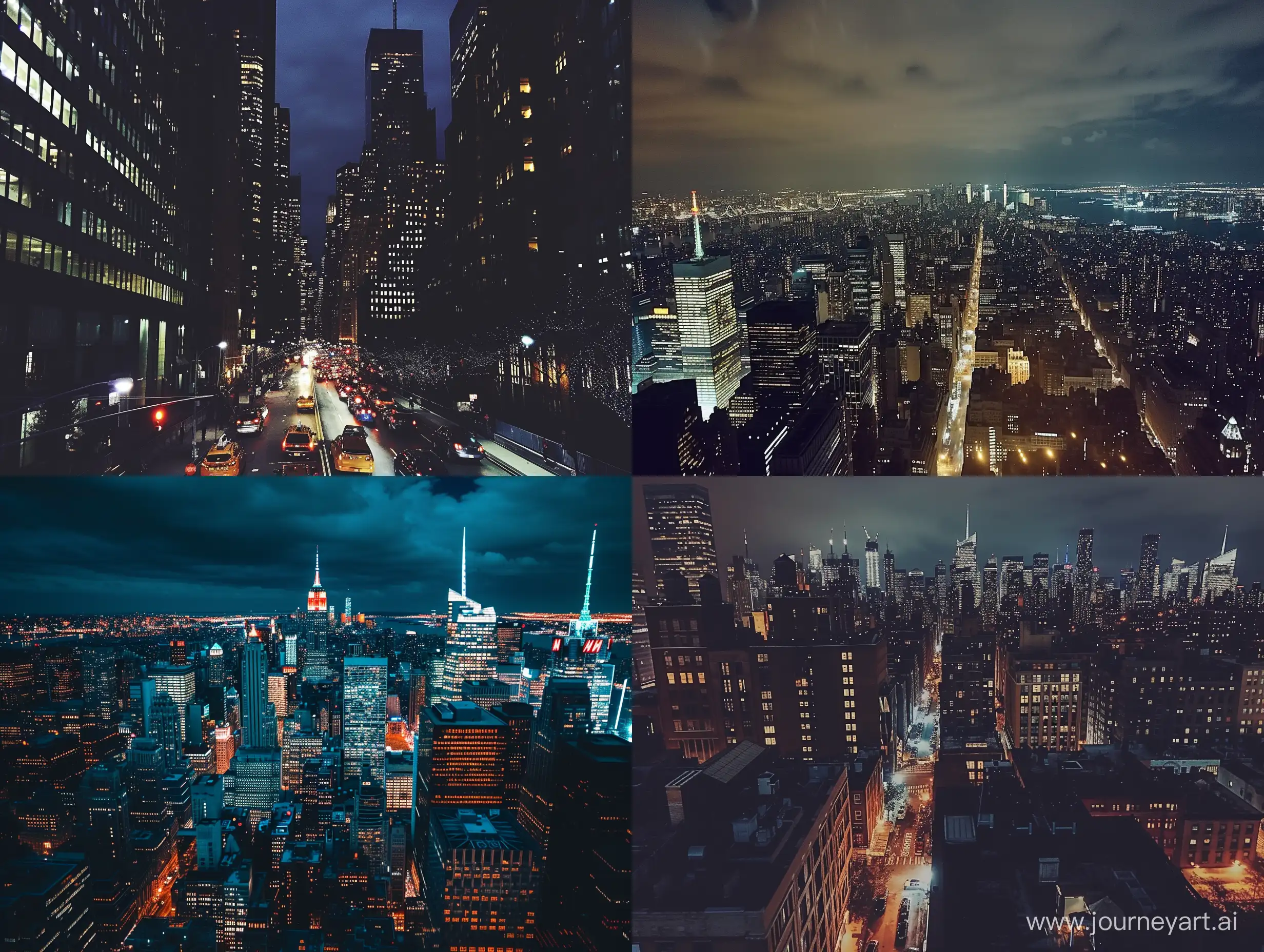 Vibrant-New-York-City-Nightscape-Photography-in-Raw-Style
