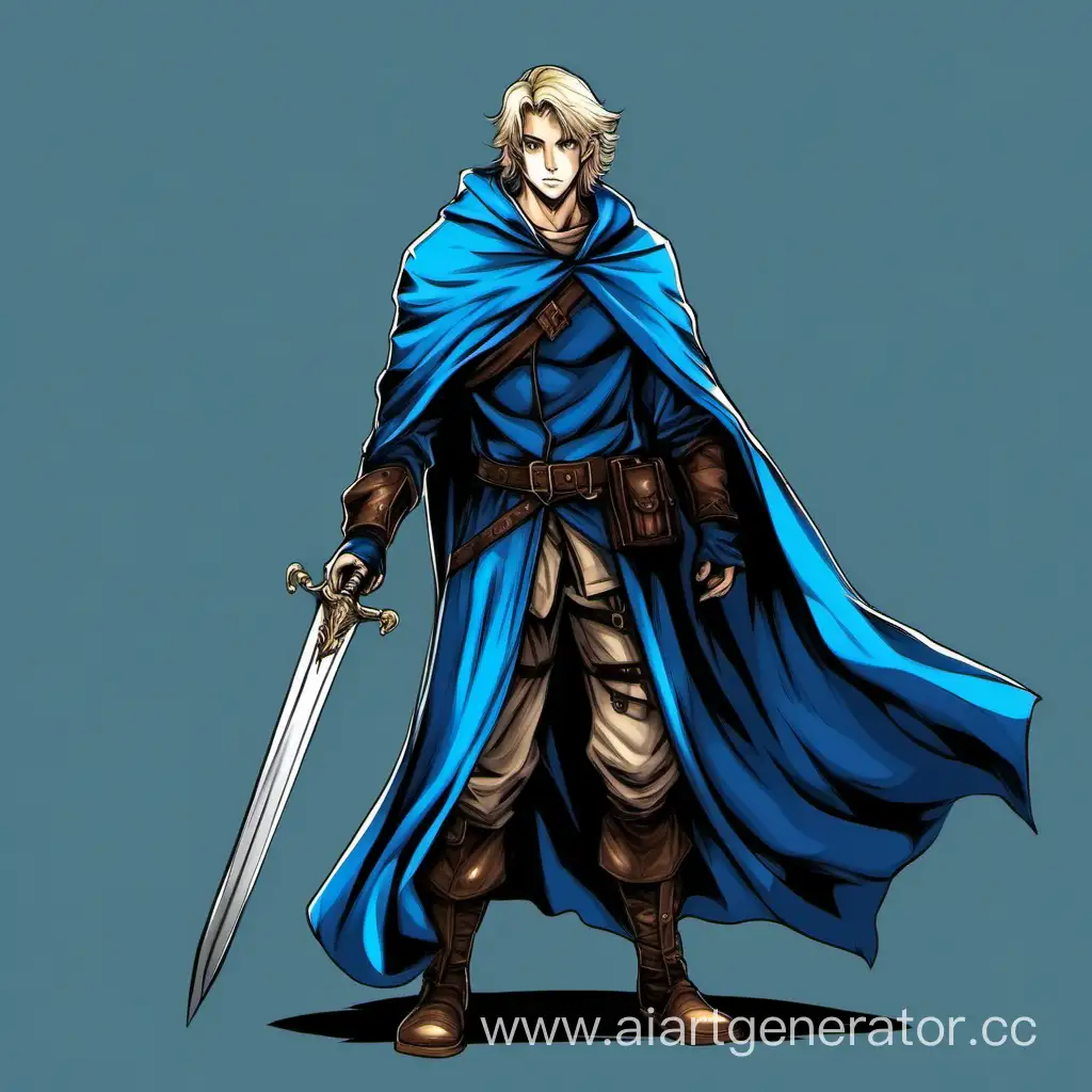 Fantasy-RPG-Warrior-in-Blue-Cloak-Wielding-Sword