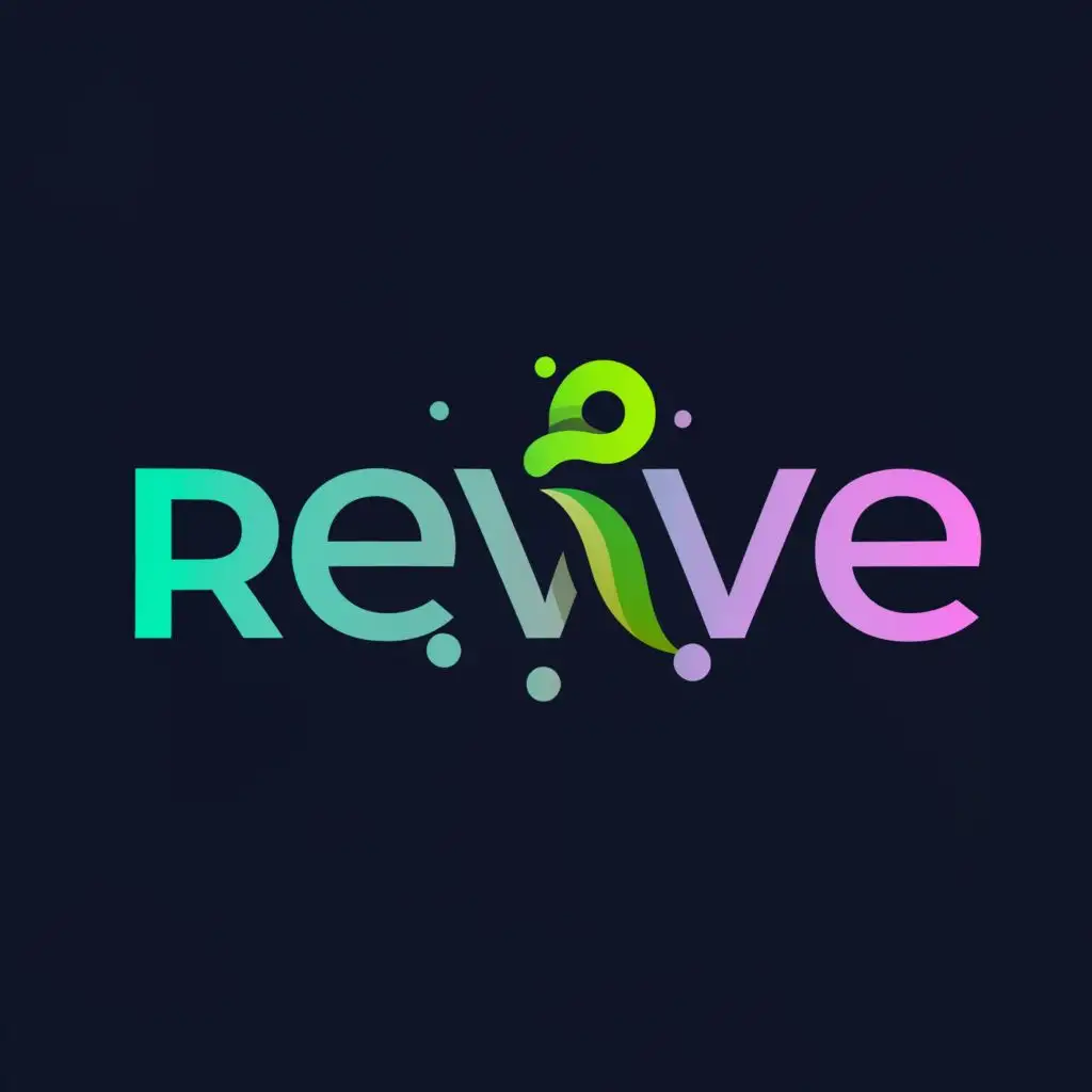 a logo design,with the text "revive", main symbol:website,Moderate,be used in Internet industry,clear background