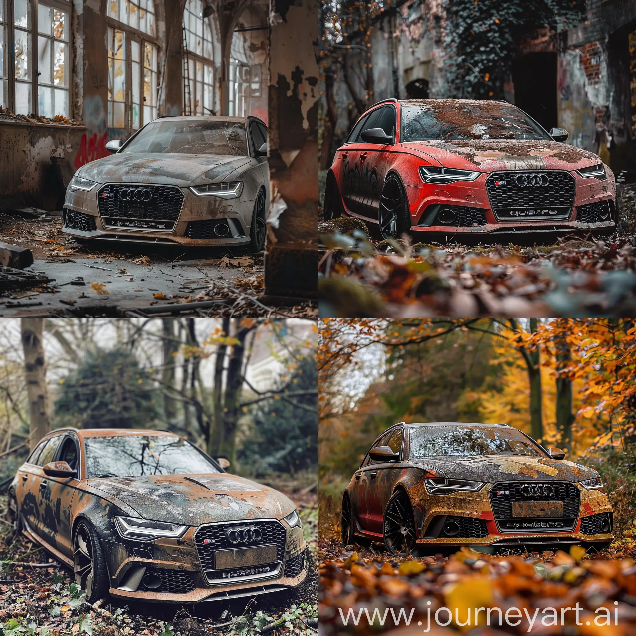 Abandoned-Audi-RS6-in-Urban-Decay