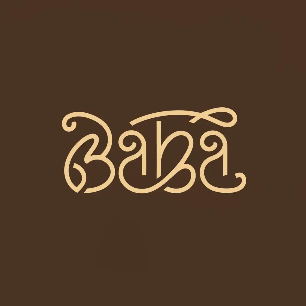 a logo design,with the text "baba", main symbol:letter,Moderate,be used in Travel industry,clear background
