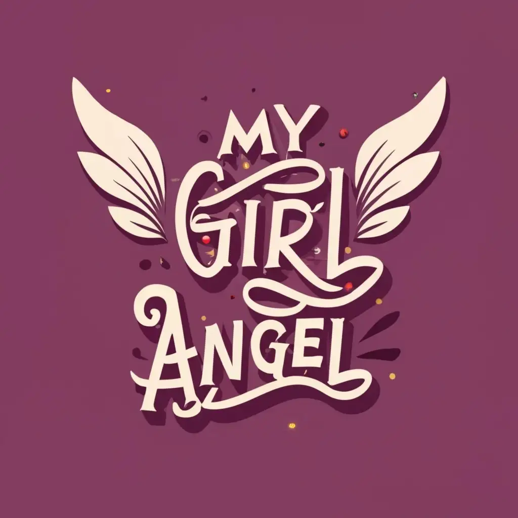 logo, love, with the text "My girlfriend angel", typography, be used in Travel industry