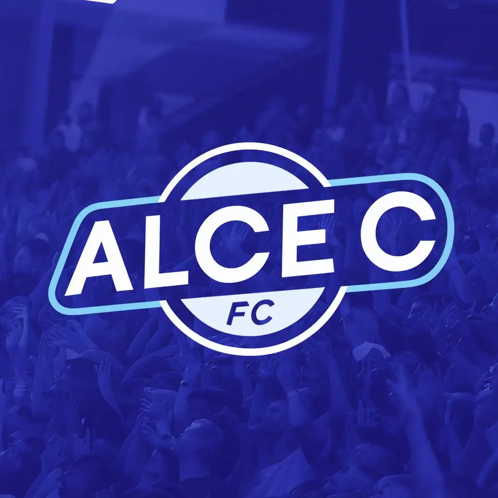 logo, YOUNG, with the text "ALCEO FC", typography, be used in Events industry
