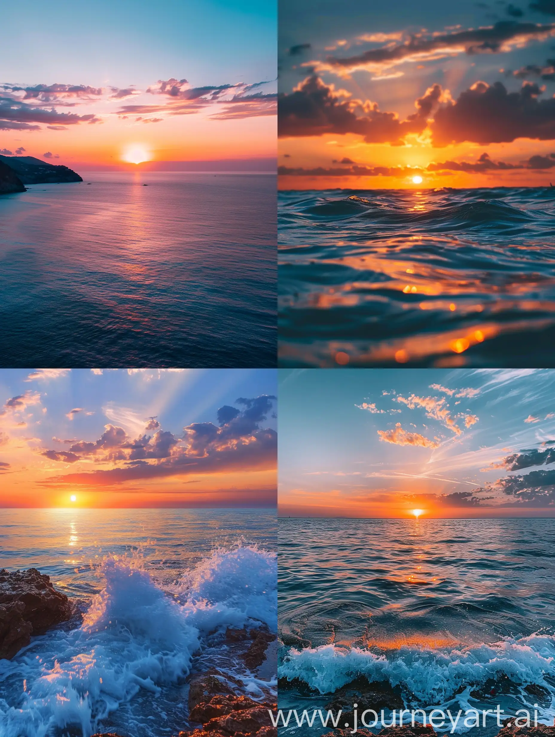 Scenic-Sunset-Over-the-Ocean