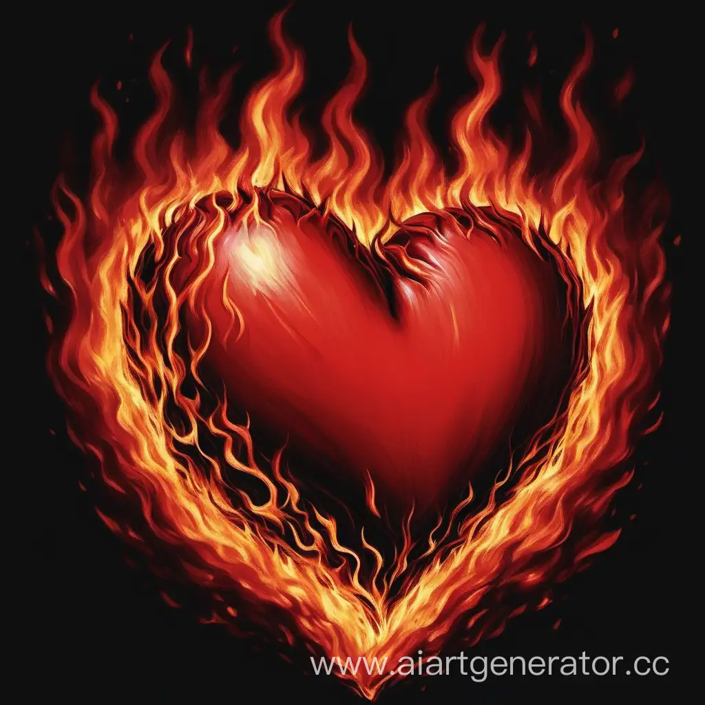 Passionate-Heart-Enveloped-in-Flames