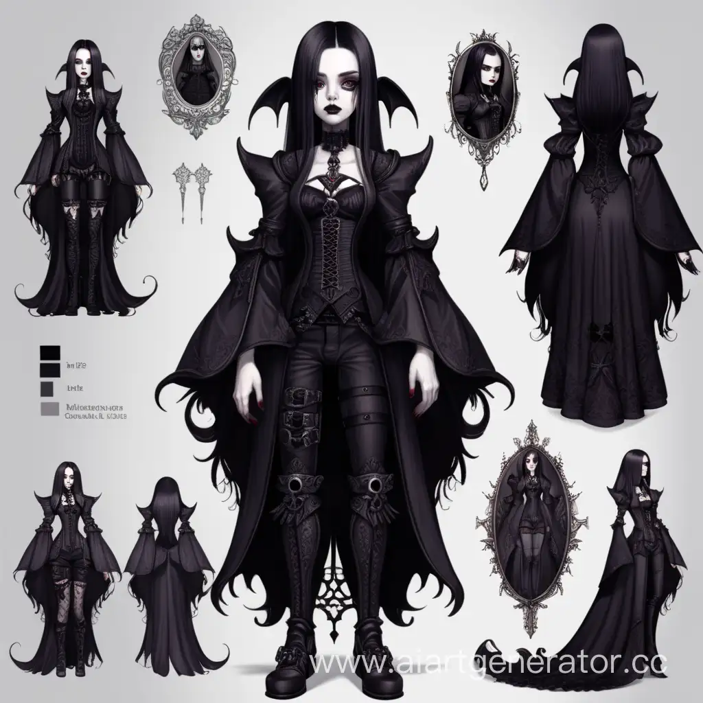 Gothic-Character-Adoption-Embracing-Dark-Aesthetics-in-a-Unique-Persona