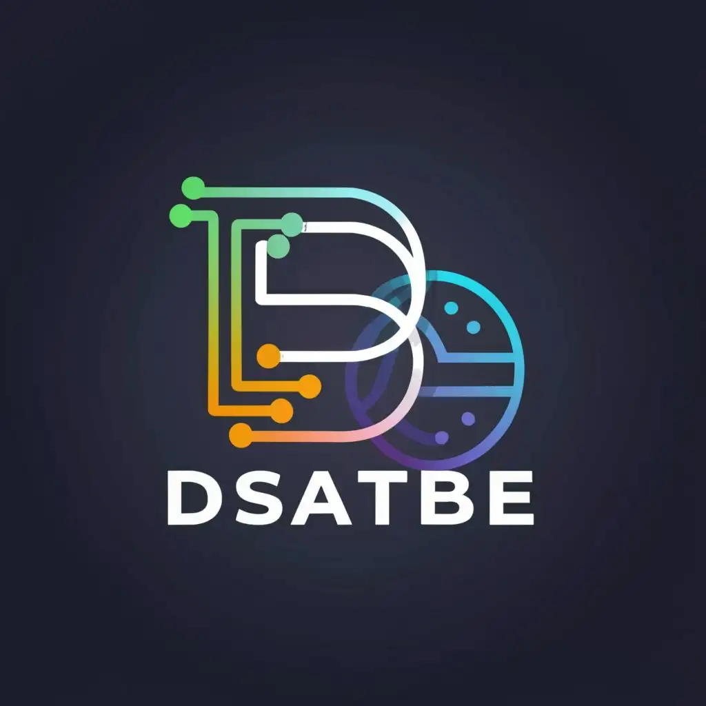 logo, Data Services, with the text "DS-TBe", typography, be used in Internet industry