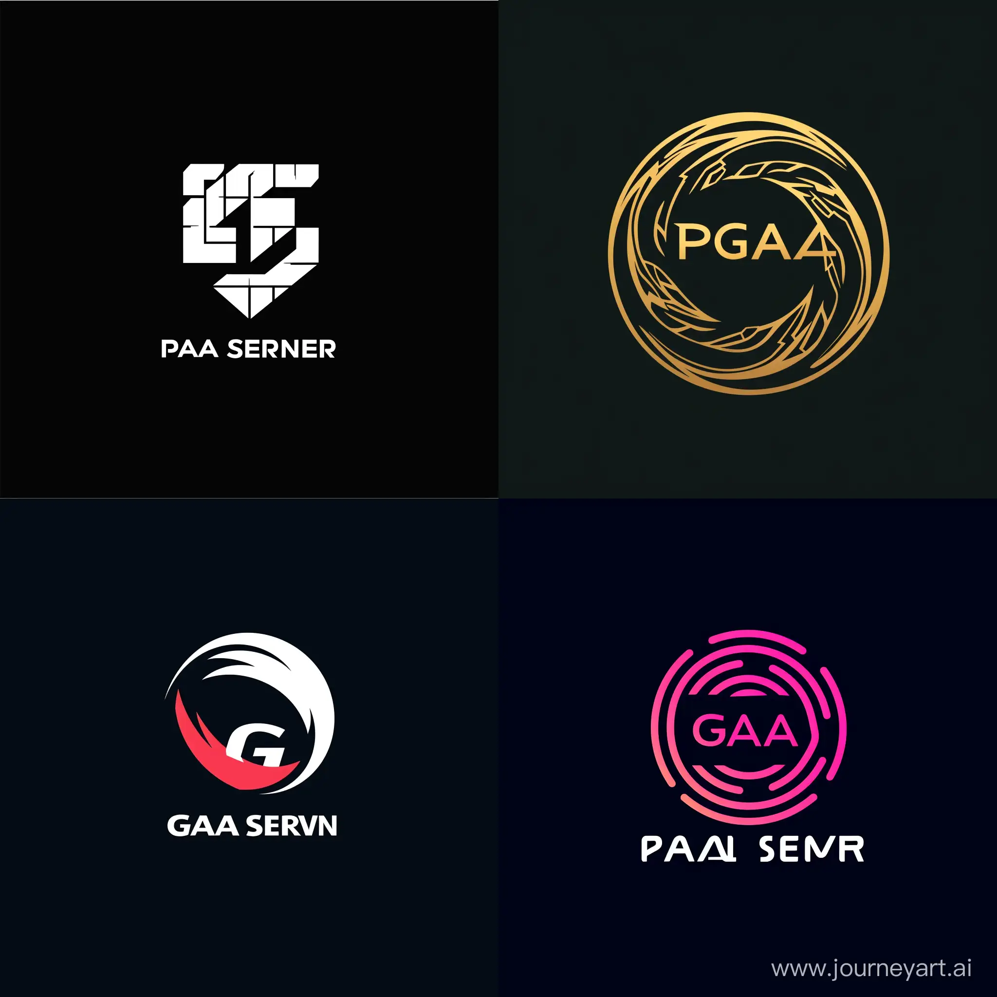 разработай логотип it компании PGA Service