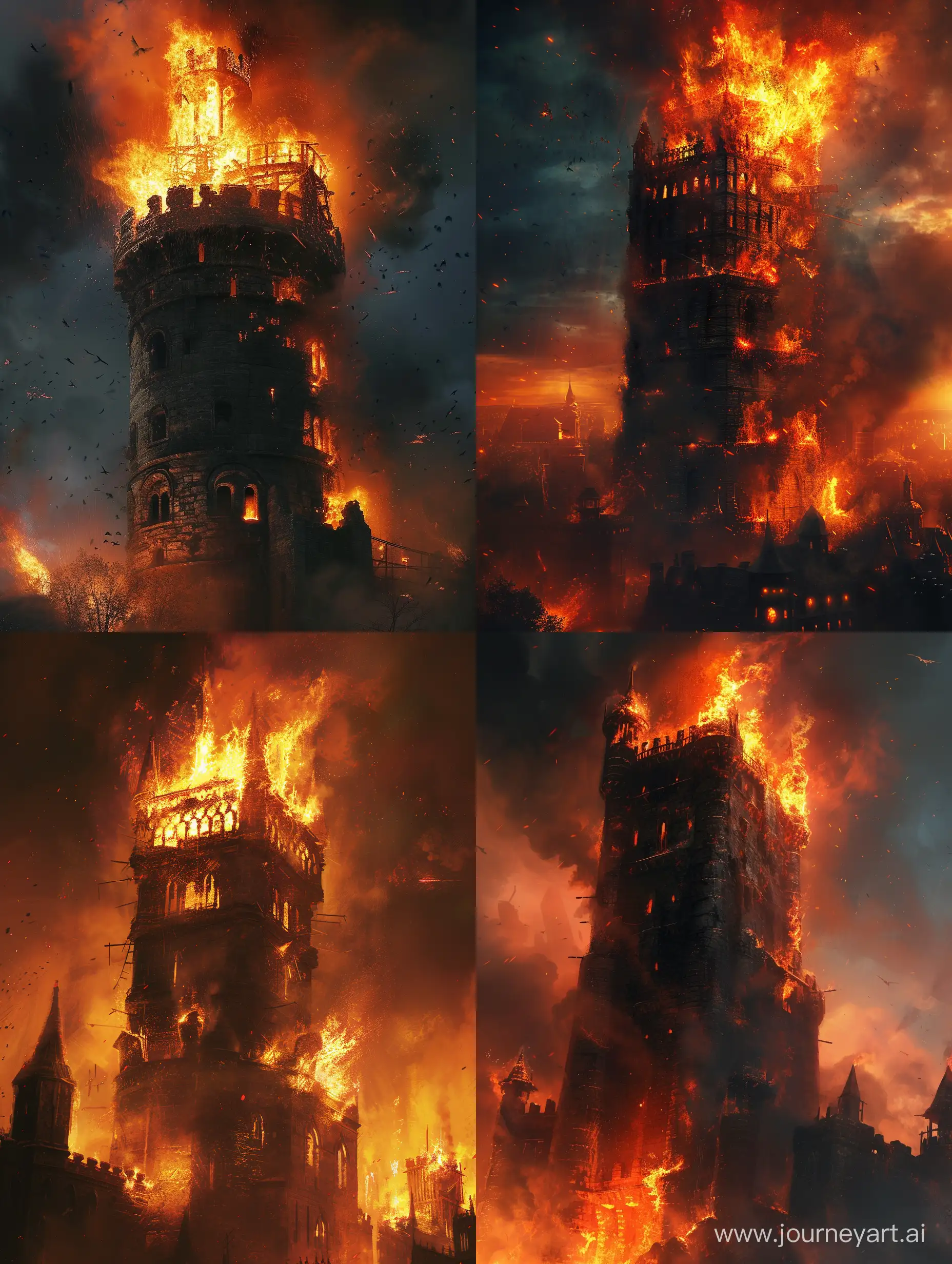 Tower-Fire-Illustration-with-Unique-Composition-Version-6
