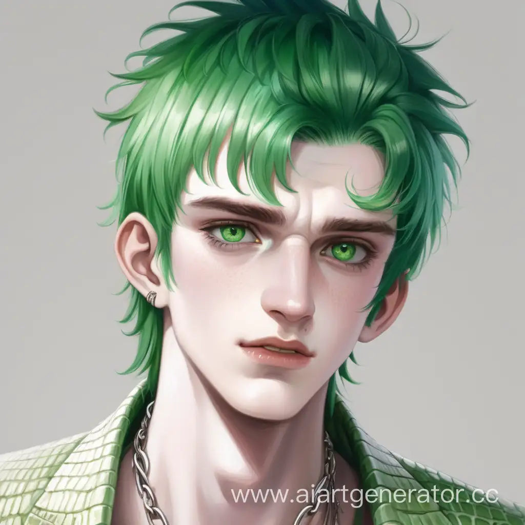 PaleSkinned-Guy-with-White-Crocodile-Markings-and-Green-Eyes