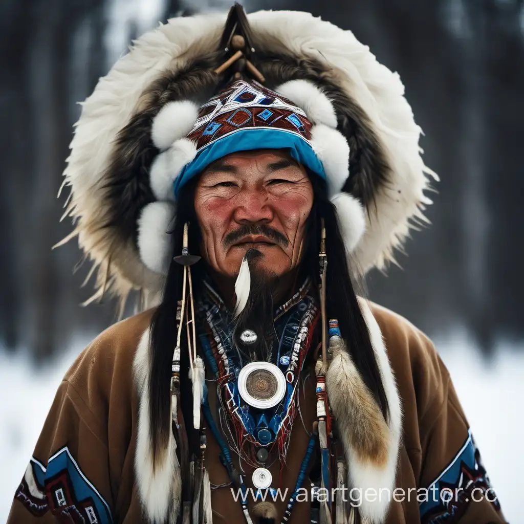 Yakut-Shaman-Performing-Traditional-Ritual-Dance