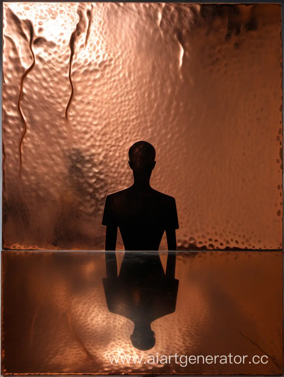 Surreal-Reflection-on-Polished-Copper-Surface